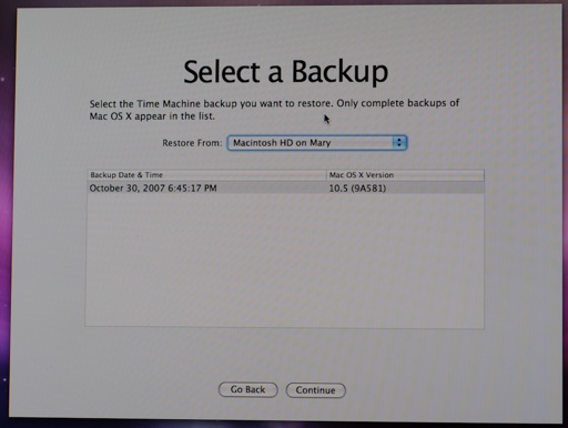 How To Restore My Macbook Pro From Time Machine